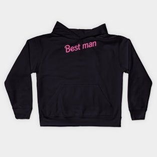 Best Man Barbie logo Kids Hoodie